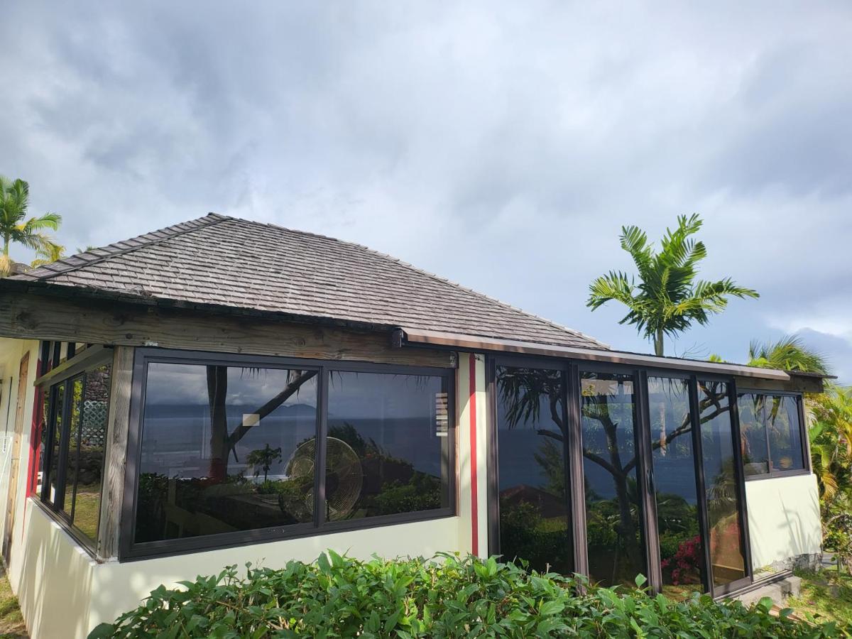 Jolie Maison Vue Ocean Et Moorea Punaauia  Buitenkant foto